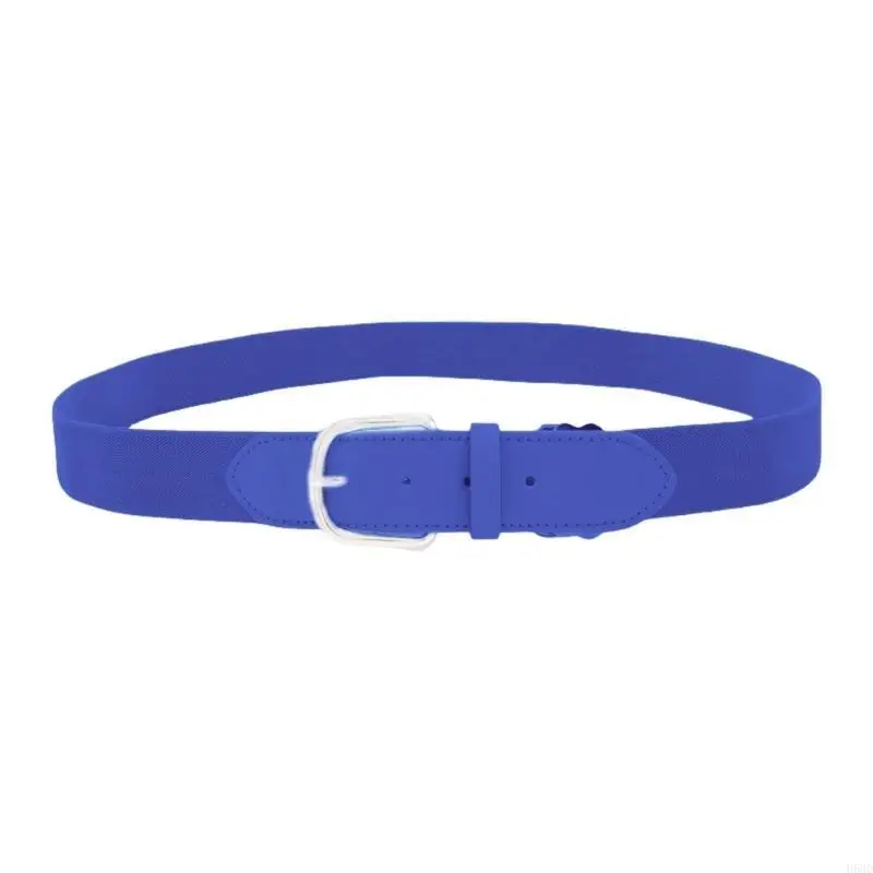 Baseball Belt Adjustable Stretch Belt Softball Belt with Buckle for Teens Kids 
