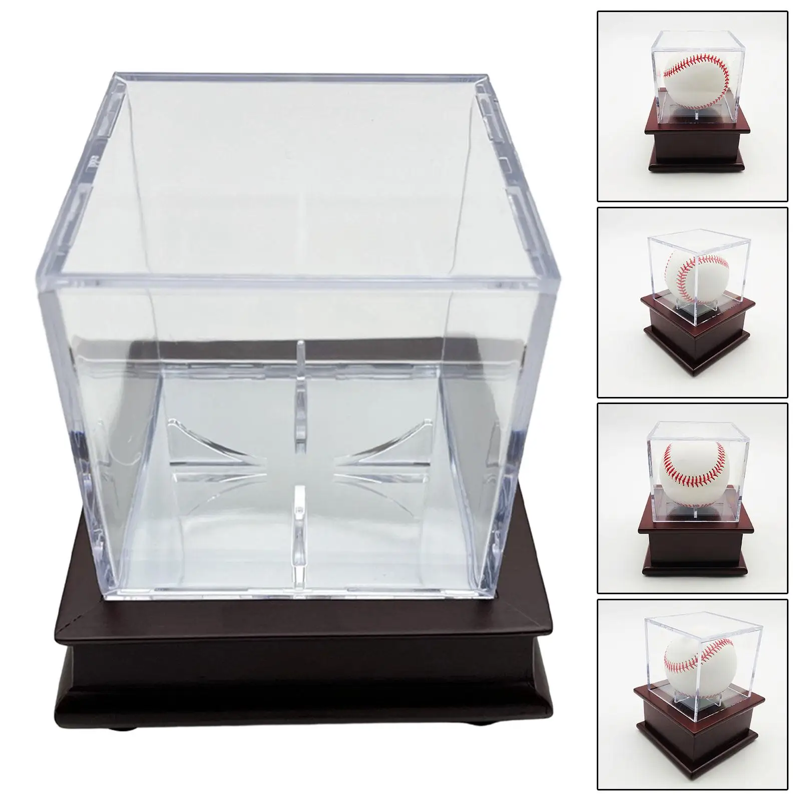 Baseball Display Case Storage Box Father's Day Gift Acrylic Adult Protection Gift Baseball Holder Memorabilia Case for Home