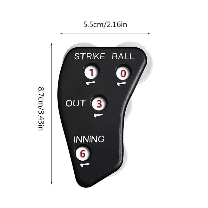 2 szt. 4-kołowy wskaźnik sędziego baseballowego licznik sędziowski Clicker Baseball Softball