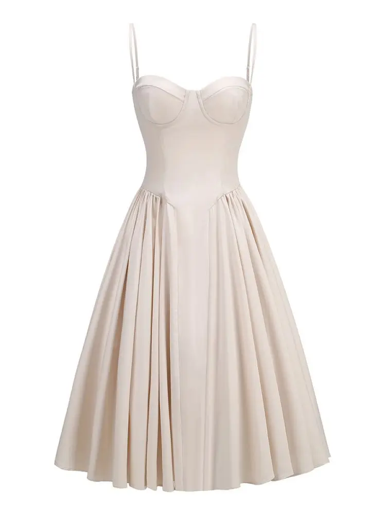 Eleganckie luksusowe suknie wieczorowe Moda Sukienki urodzinowe na ramiączkach spaghetti 2025 Letnia długa sukienka Strój na co dzień Sukienka na bal maturalny