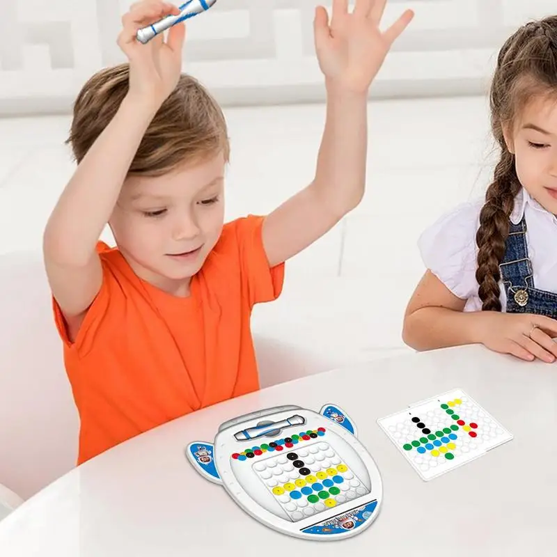 Planche magnétique colorée pour enfants, planche à dessin magnétique, jouets d'apprentissage et d'éducation, gribouillage pour tout-petits, pour la peinture