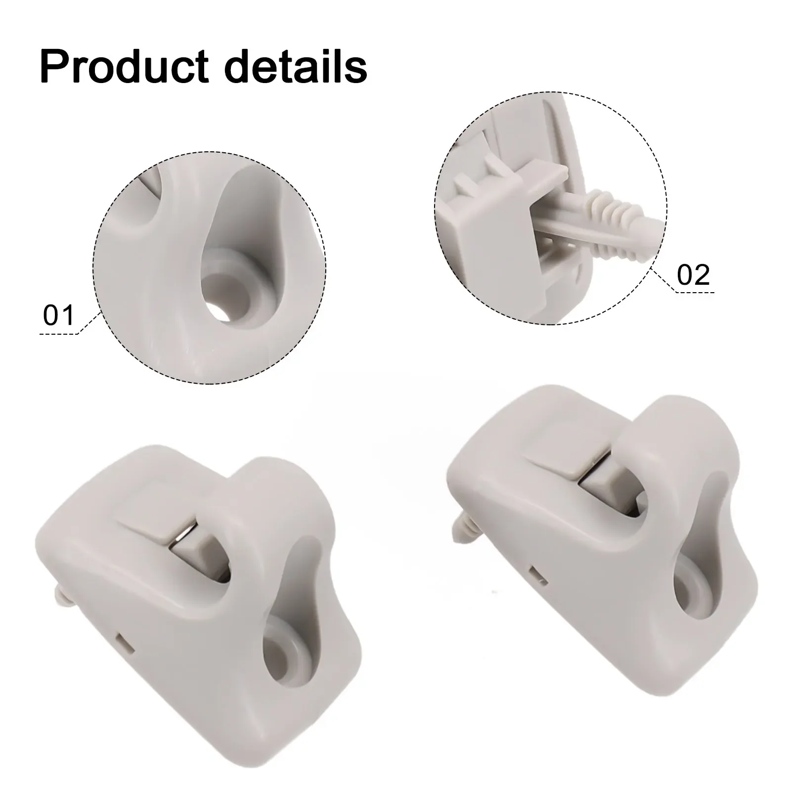Retainer Fastener Sun Visor Clip 85235C9000 ABS Front Roof Parts Replacement Accessories Support For Hyundai Useful