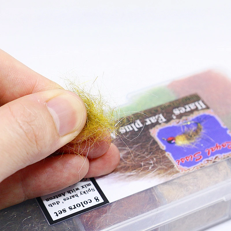 Dispensador dubbing oreja de liebre Plus Antron – Mosca seca Caddis - imagen 5