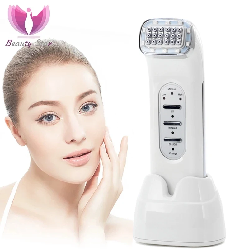 

RF Machine Wrinkle Removal Face Lifting Skin Tightening SPA RF Radiofrequency Massager Dot Matrix Facial Skin rejuvenation