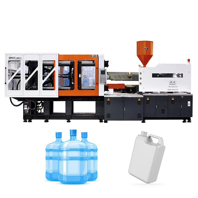 Making 5 Liter Gallons Bottles Machine Plastic Injection Molding Machines Automatic High Class Plastic Injection Machine