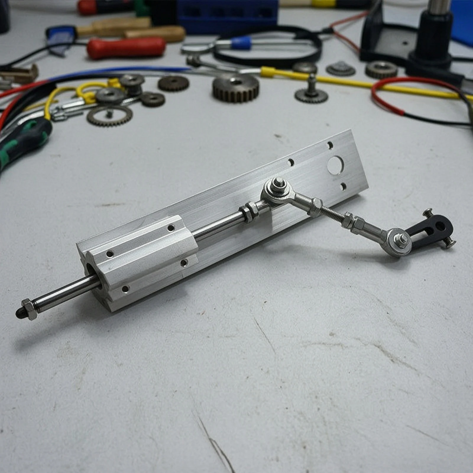 Reciprocating Mechanism with M8 Rod Metal Linear Actuator Linear Motion Mechanism Threaded Linearschlitten Brushed for Makers