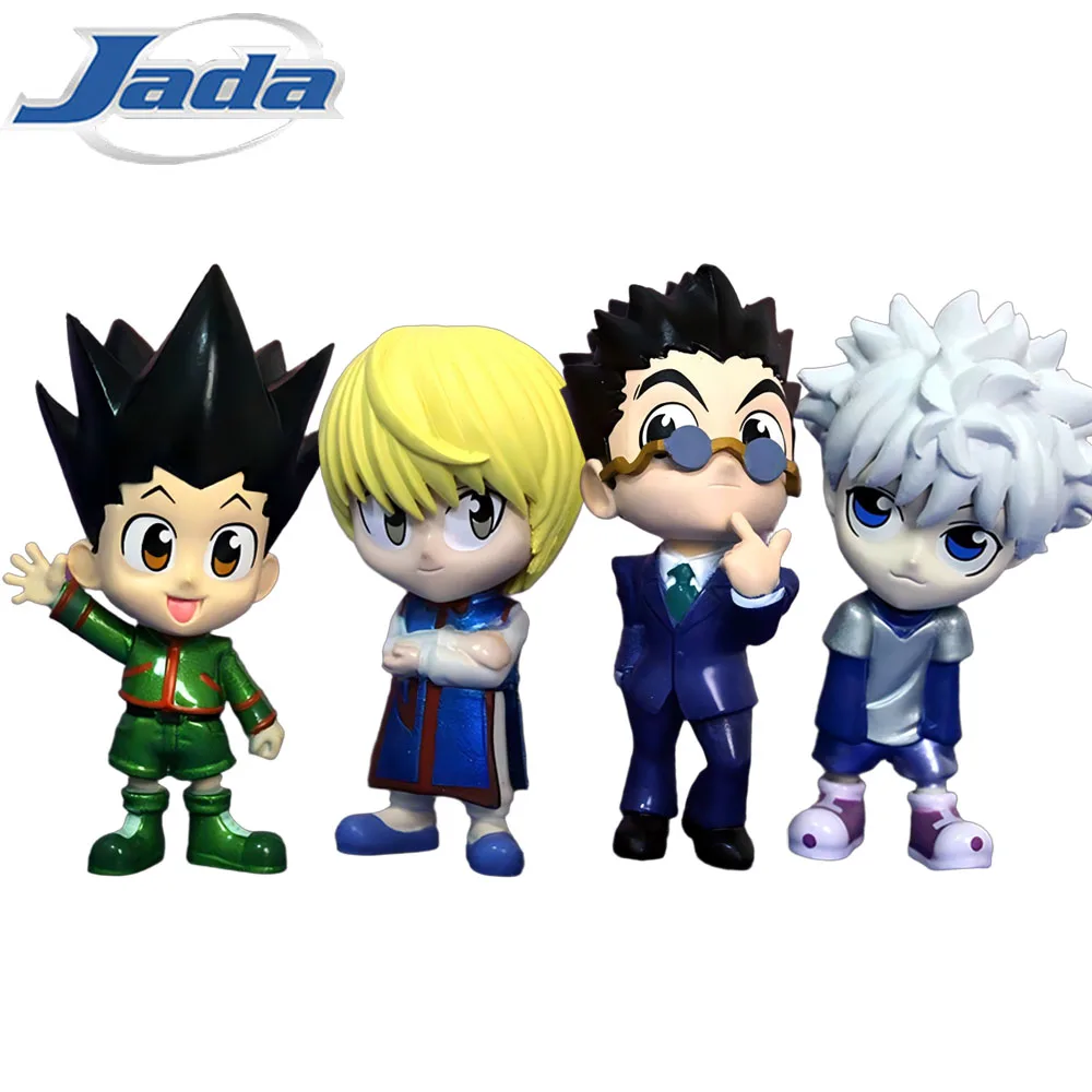 

Genuine JADA Hunter Action Figure Killua Kurapika Leoli Character 2.5-inch Metal Ornament Toys Collection Gifts for Anime Fans