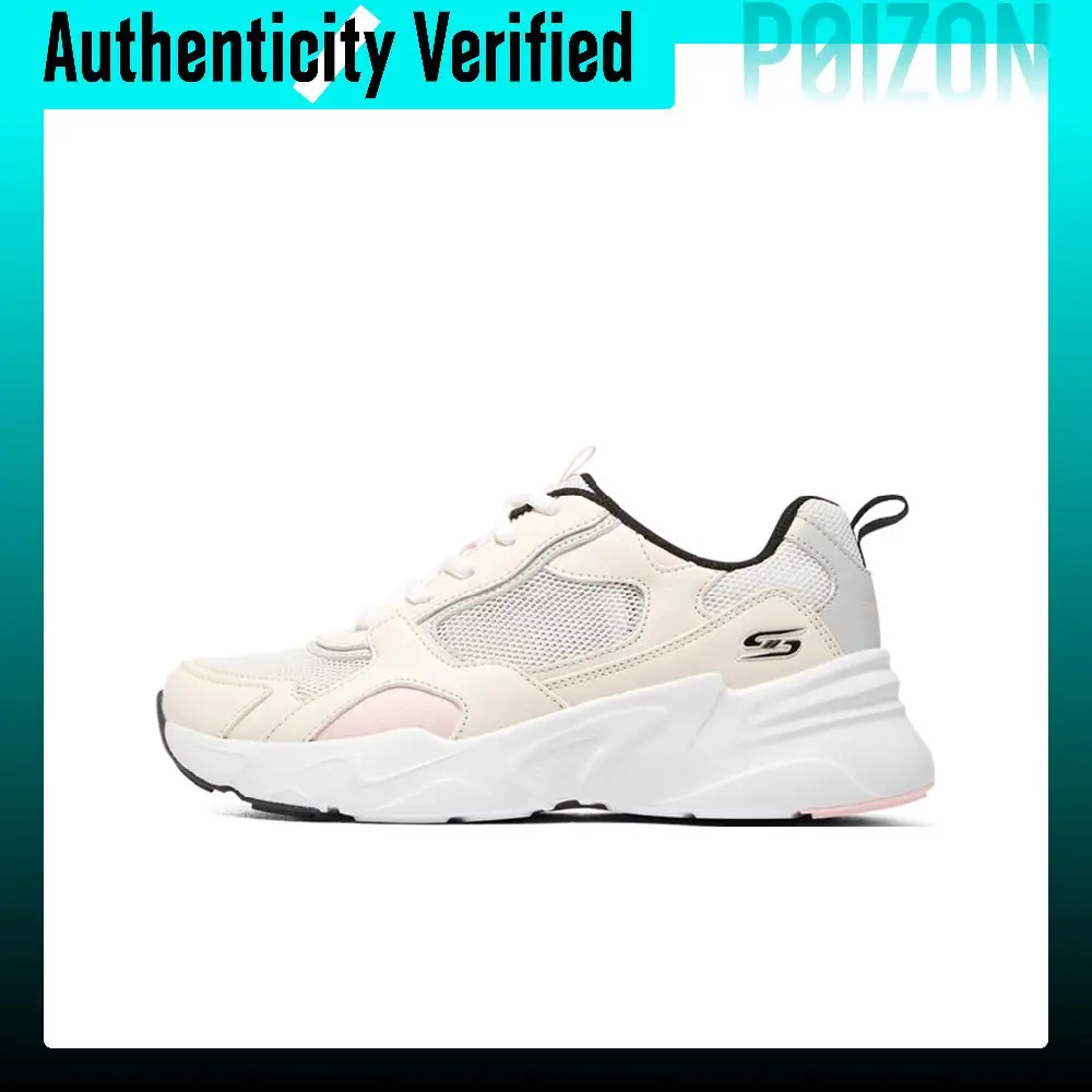 Skechers DLITES Macaron Mesh, Textile, Synthetic Leather, Leather Cushioning, Wear Resistant Low top Casual Shoes 117357-NTLP