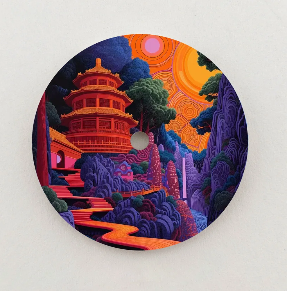 NH35 Dial 28.5mm Dial Colorful Natural Scenery NH36 Dial Colour Dial Fit NH35/NH36 Movement Watch Parts Replacement Custom LOGO