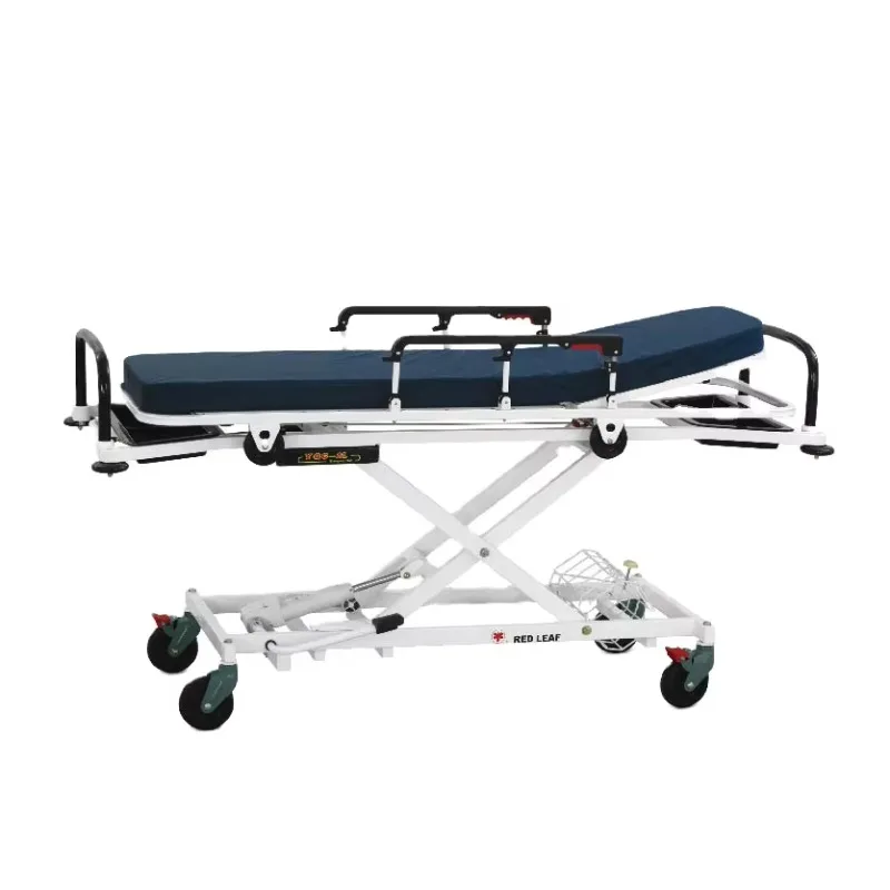 

Hydraulic Emergency Bed Foldable Stretcher Trolley Used in Hospital for Patient Transport