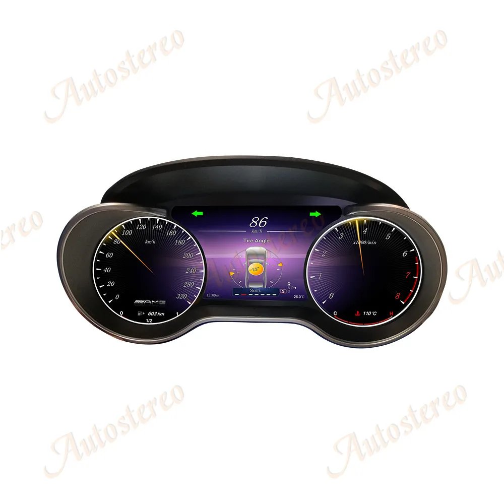 Car Odometer LCD Digital Cluster Virtual Cockpit For Mercedes Benz GL Class ML Class 2005-2012 Auto Dashboard Speed Meter Screen