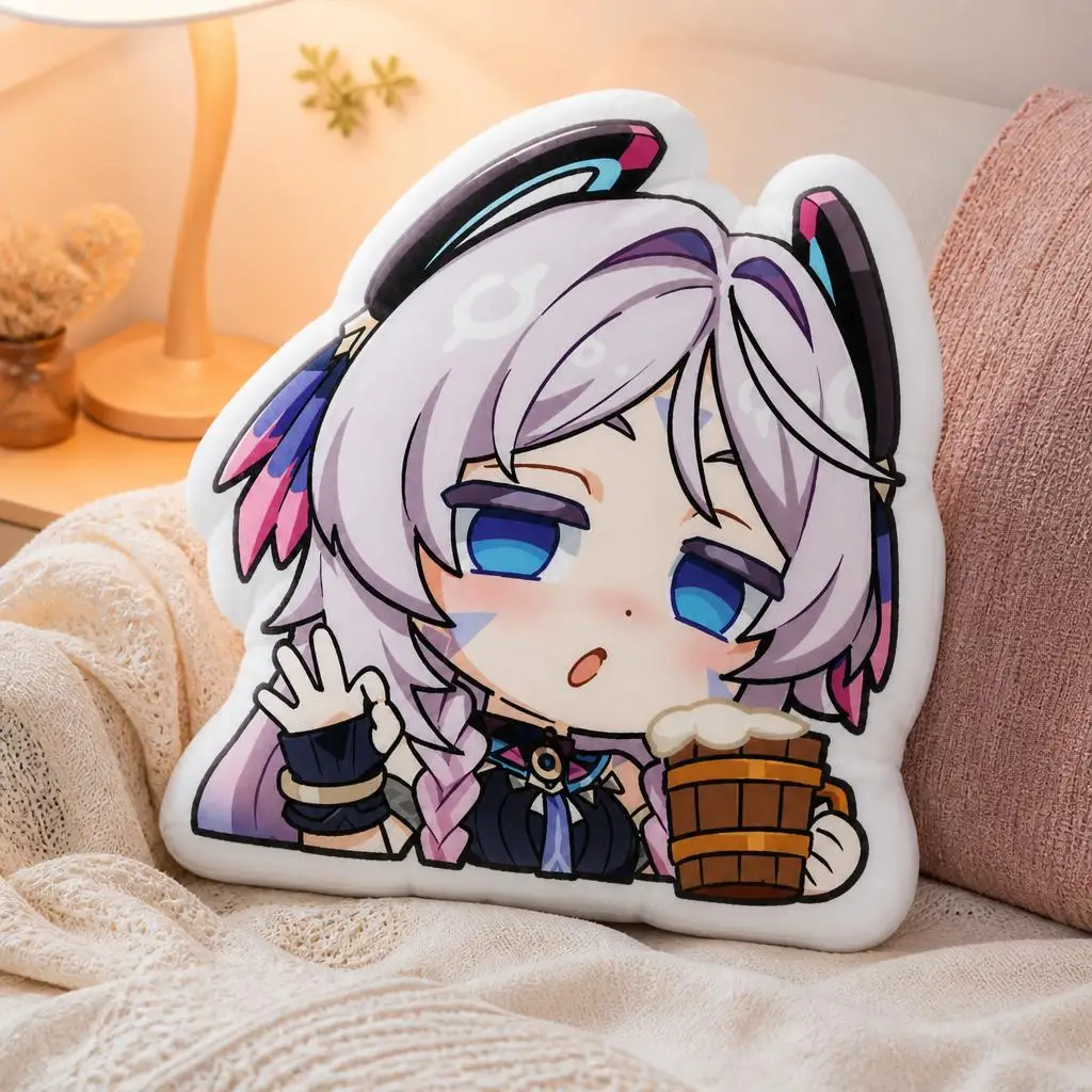 Genshin Impact Citlali Plush Pillow Cushion Irregular Stuffed Throw Pillow Home Decor Gift Sofa Bed