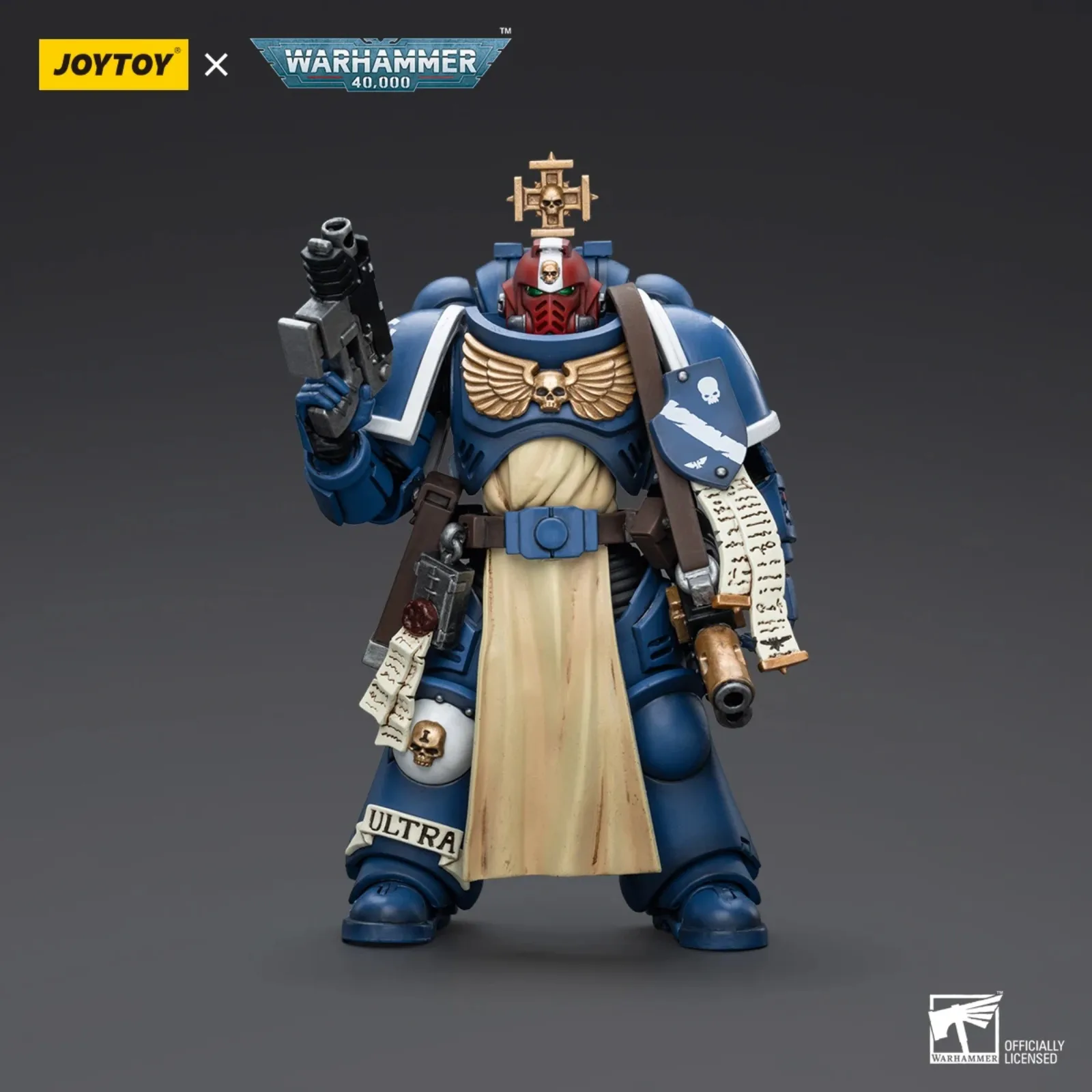 

JOYTOY Warhammer 40K масштаб 1/18 Ultramarines Sternguard Veteran с автоматическим болтом, винтовка, экшн-фигурка, модель игрушки для коллекции