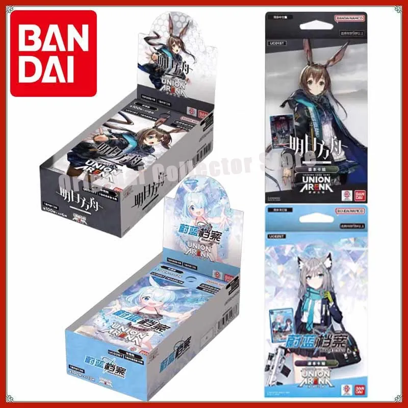 

Оригинальные карты Bandai UNION ARENA TCG, коллекционная игра The Realm of Fighting, китайский синий файл, сумка для пополнения завтрашнего ковчега, предварительная группа