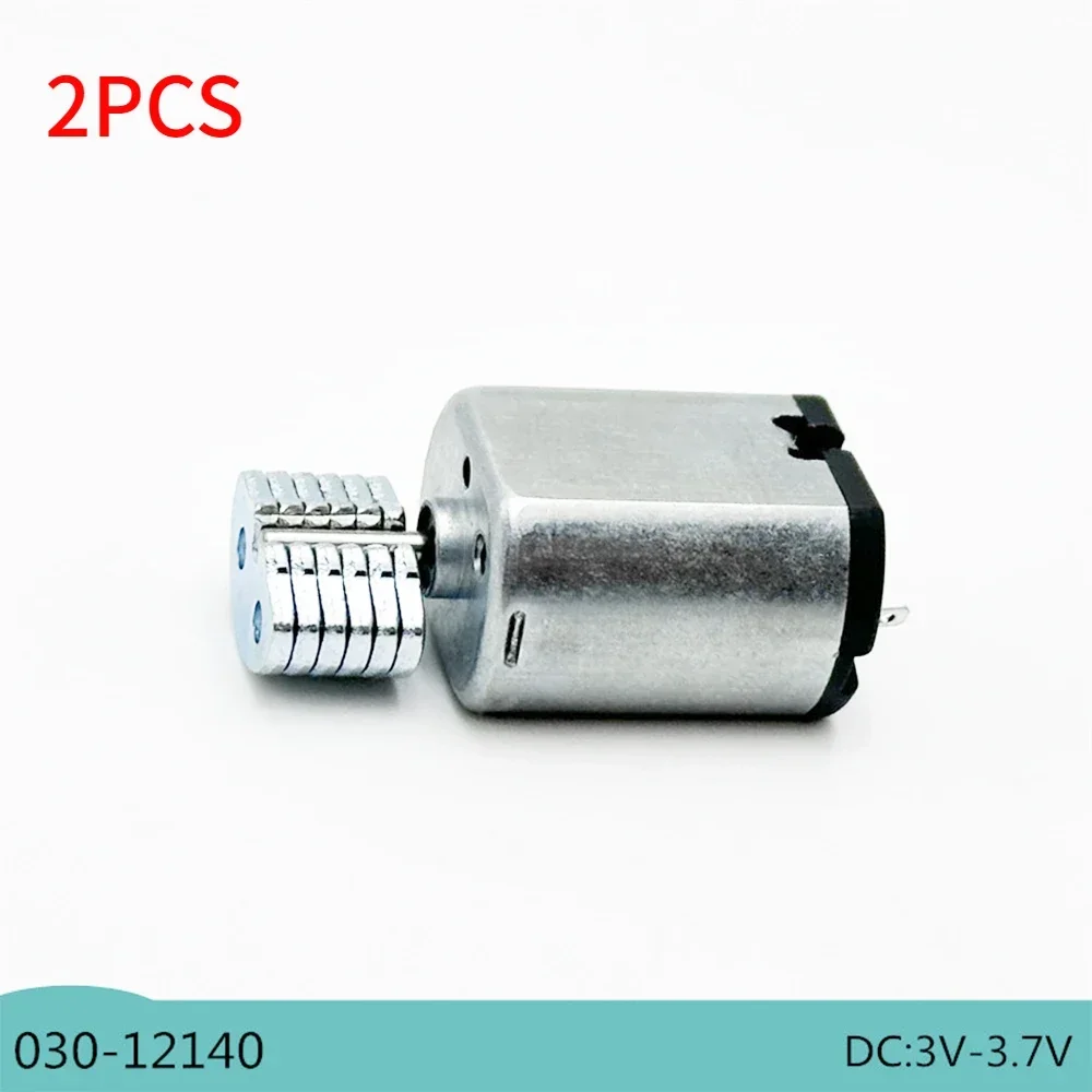 2PCS Mini 030 Vibration Motor DC 3V 3.7V 5400RPM Strong Vibrator with Vibration Head 030-12140 Mini Vibrator for Toy Massage