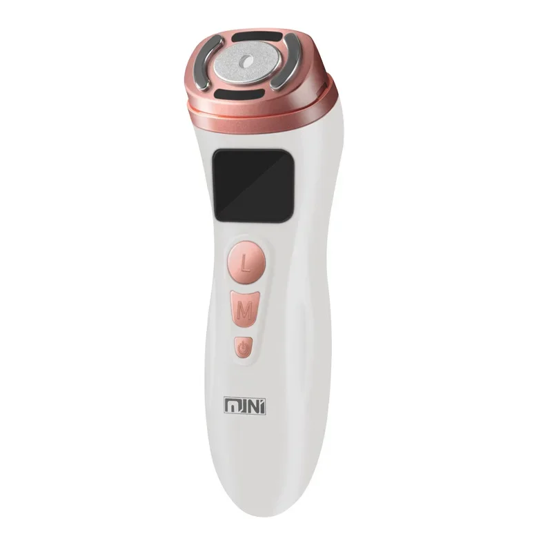 Ultrasonic RF radio frequency EMS microelectricity lifting and firming skin facial home beauty instrument