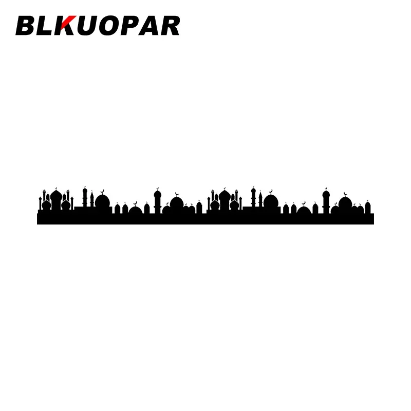 

BLKUOPAR Lslamic Cityscape Silhouettes Car Sticker Funny Occlusion Scratch Decal Creative Refrigerator Laptop Trunk Car Styling