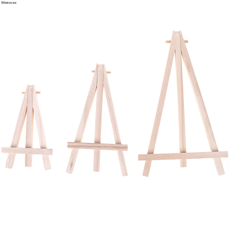 Mini Wooden Tripod Easel Display Painting Stand Card Canvas Holder