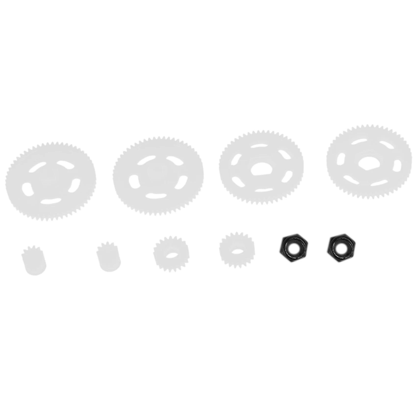 SLQZT Set di ingranaggi del motore dell'ingranaggio della trasmissione per Axial SCX24 C10 JLU Catenaccio 1/24 RC Crawler Parti di automobili