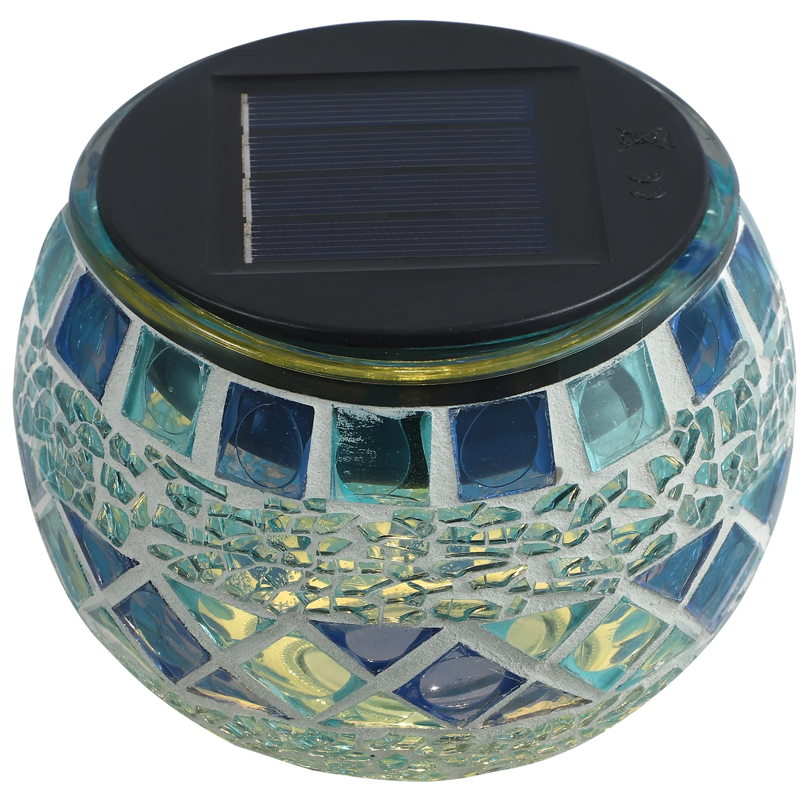 

Mosaic Solar Lights Outdoor Waterproof LED Yard Lawn Garden Lamp Decorative Warm Atmosphere Long Lasting Use Bright