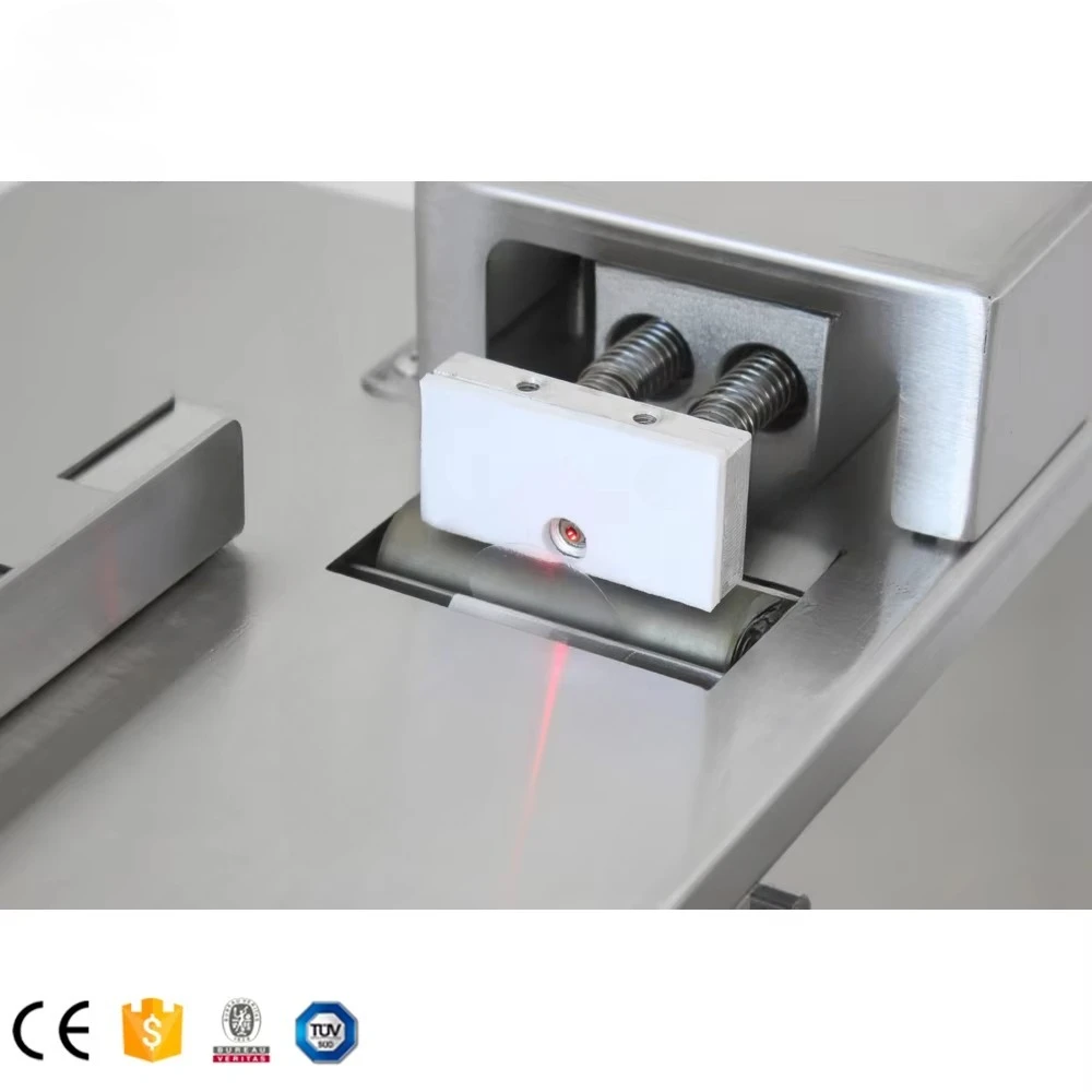 HZPK Self Adhesive Manual Tamper Seal Applicator Carton Box Semi-Automatic Right-Angle Corner Labeling Machine