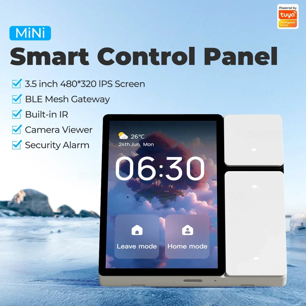 Bluetooth Gateway Remote Control Switch Multi-function Touch Screen Smart Tuya Control Panel