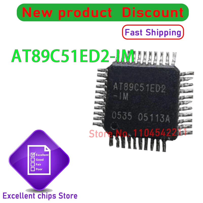 AT89C51ED2-IM AT89C51RD2 PLCC-44