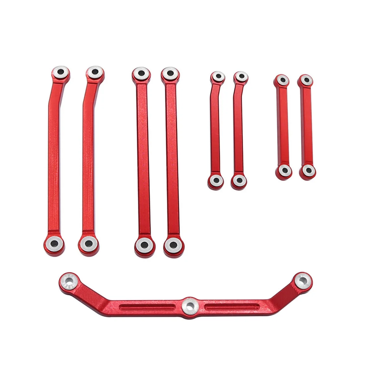 Metal High Clearance Suspension Link and Steering Link Set 9749 for Traxxas TRX4M 1/18 RC Crawler Car Upgrades Parts,1