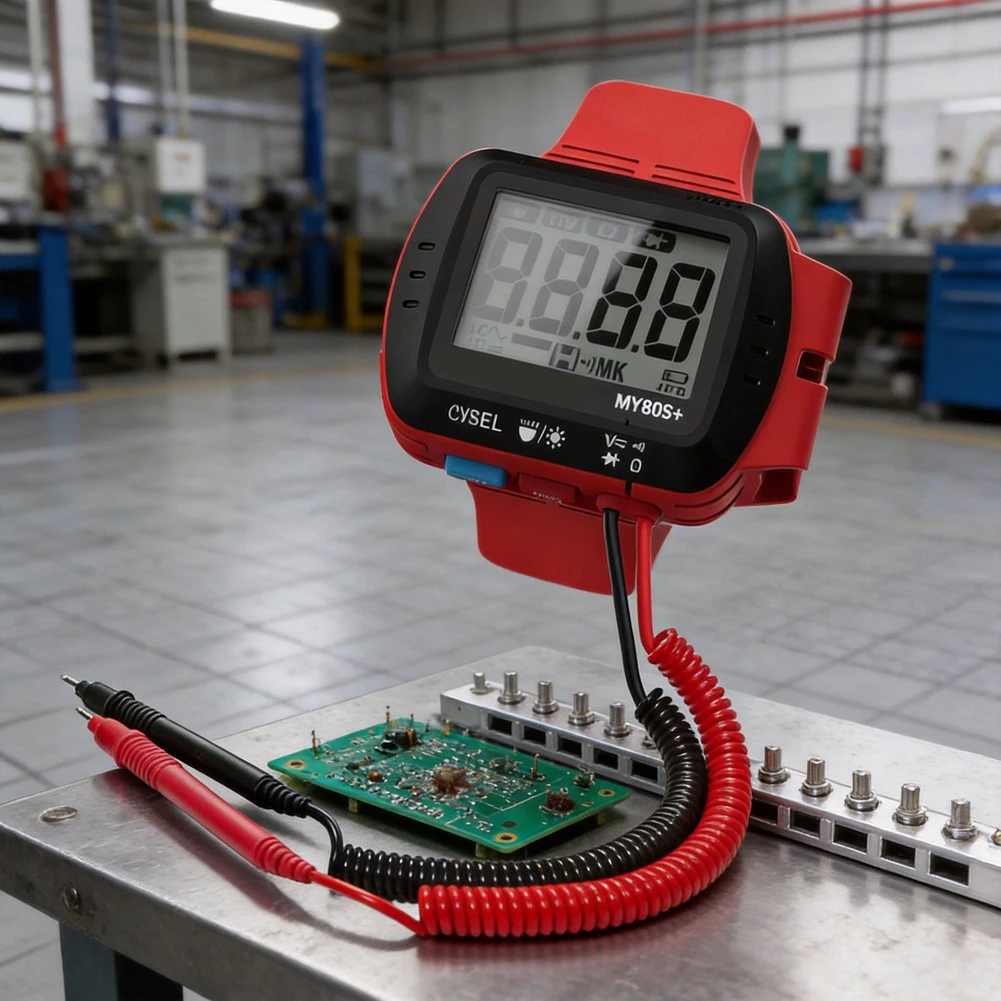 New Wrist Digital Multimeter Auto Range Digital Multimeter With Voltage Detection For Electrician Repair Capacitance Measurement