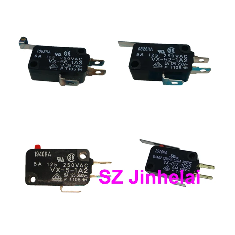 

10pcs Authentic Original Omron Micro Switches VX-5-1A3 52 53 54 55 56 01 -1A3 -1A2 5-1C22 55-1C23 VX-012-1C23