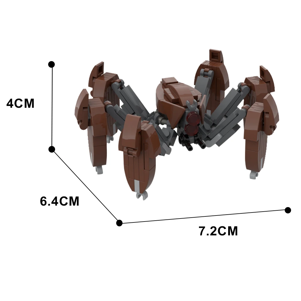 Moc Scifi Movie Role Crab robot DIY Blocks Animal Model Building Blocks for Children Creative Gifts Toy for Kid Birthday Gift