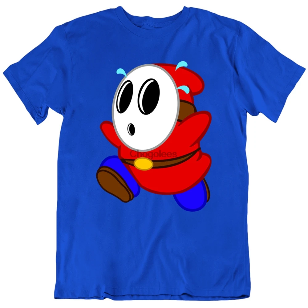 Shy Guy Tee Mask Video Game cartoon Animation comic fun adventure T Shirt New