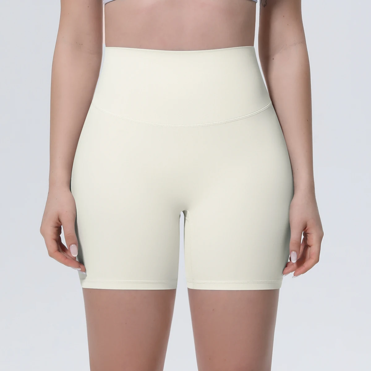20 Farben Hochelastische Schnelltrocknende Nahtlose Yoga-Shorts Gym-Sport-Peach-Butt-Shorts mit Hoher Taille Lauf- und Fitness-Shorts Workout-Shorts – Detail 22