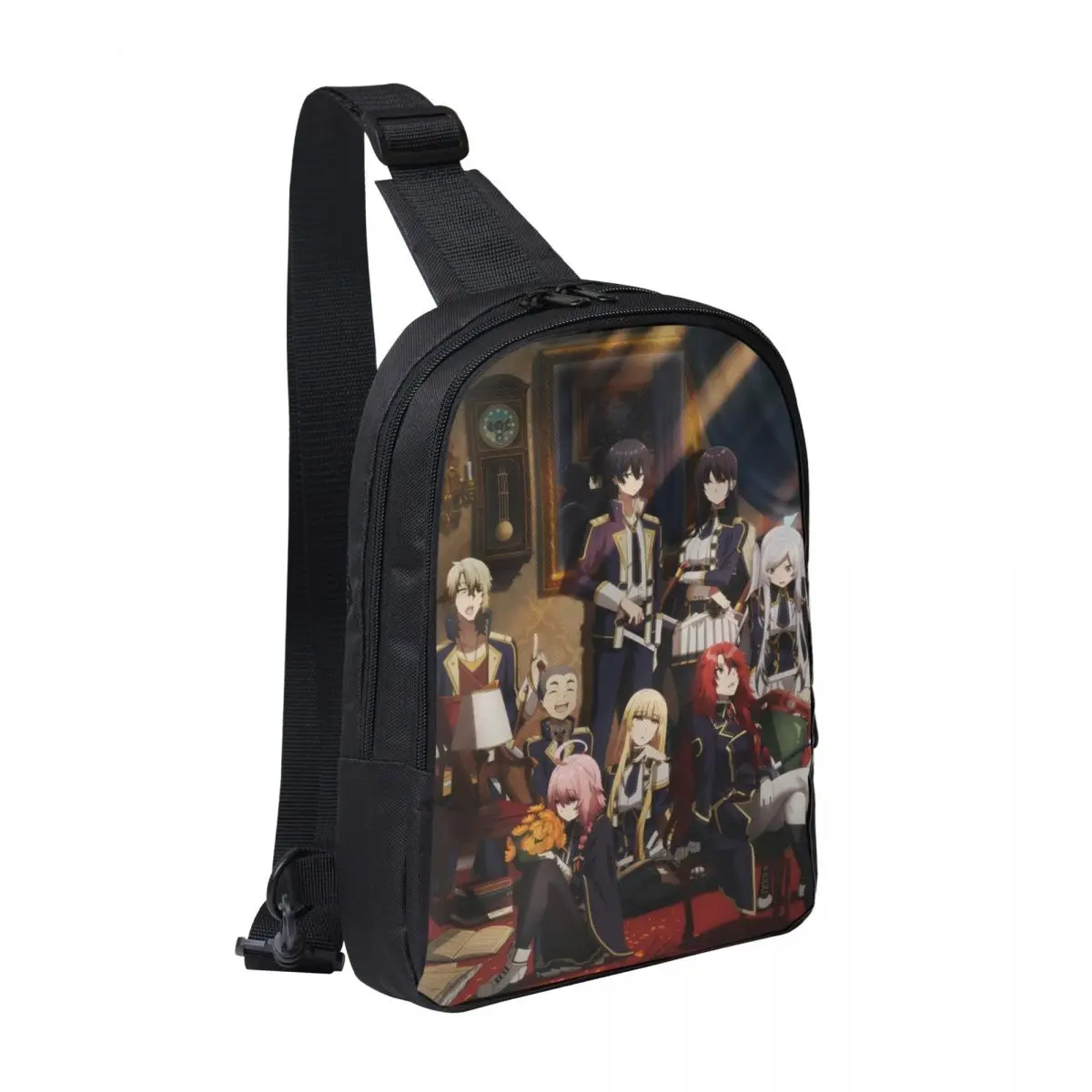 Anime Eminência na Sombra Crossbody Sling Mochila, Estilingue de Ombro, Peito, Ajustável, Viagem, Caminhada Daypack, Ao ar livre