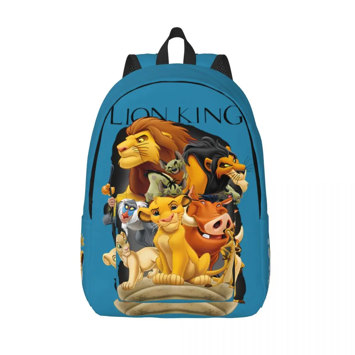 

Dual-Use Brilliant Bookbag Campus Retro Washable the lion king For Women Kid Laptop Bag Gift