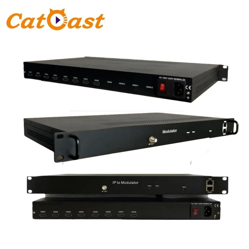

4 Channels H.264 Encoder Modulator Hd MI to Dvb-C/T atsc ISDB-T DtmB RF Output