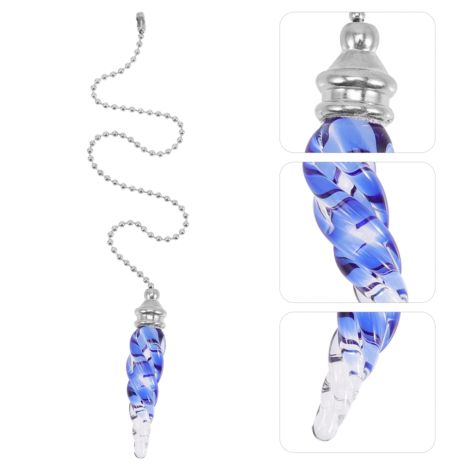 Fan Pull Chain Extender For Ceiling Light Decorative Replacement Heavy Duty Lamp Chain Extension Easy Install Ceiling Fan