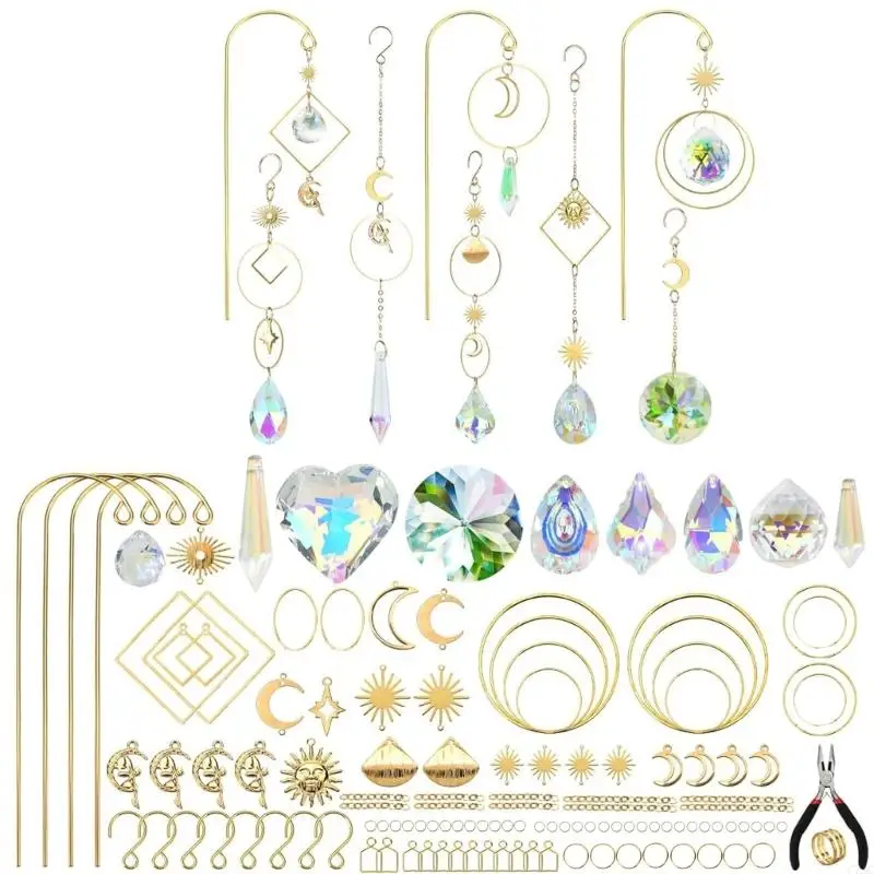 

260 упаковок солнечного света, улавливающего кристаллы и металлические украшения, создающие теплое свечение в гостиной C7AC