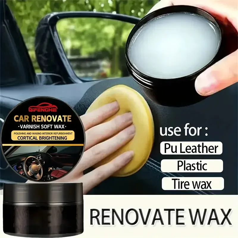 

Car dashboard repair wax, anti-aging and whitening, tire gloss wax, leather sofa seat care, car interior maintenance Esmeril