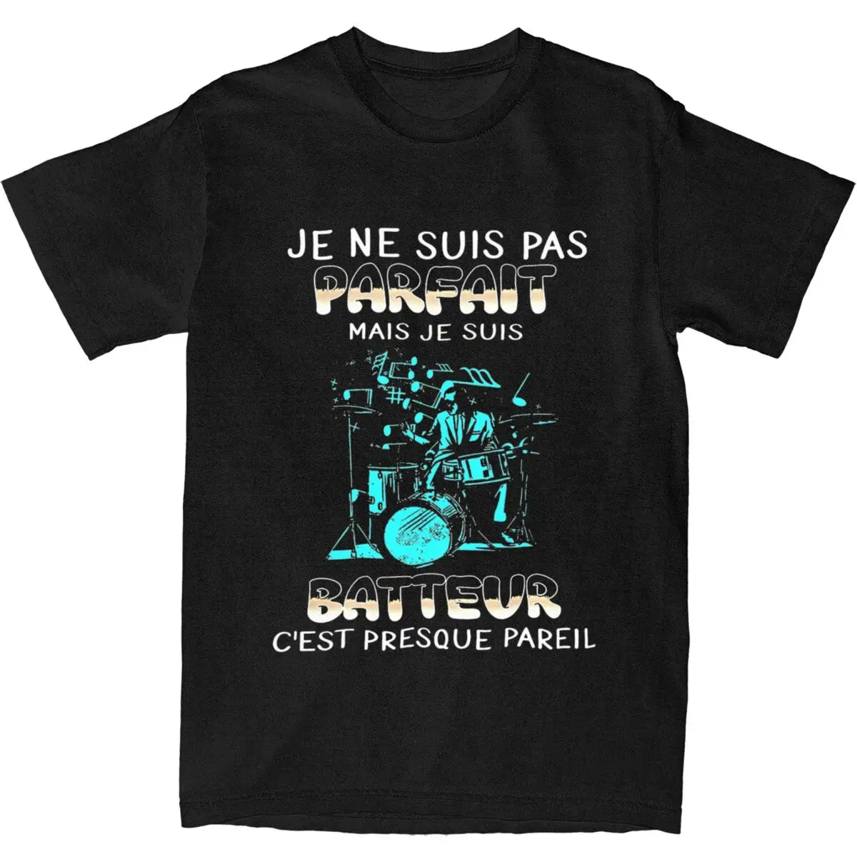 Je Ne Suis Pas Parfait T Shirt Summer Vintage T Shirts Cotton Hipster Tee Shirt For Men Short Sleeve Casual Tops