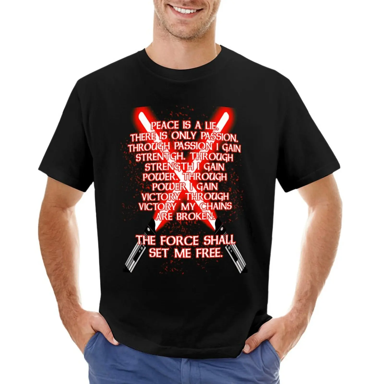 

Sith Code T-Shirt summer tops graphic tee shirt hippie clothes T-shirts for men cotton