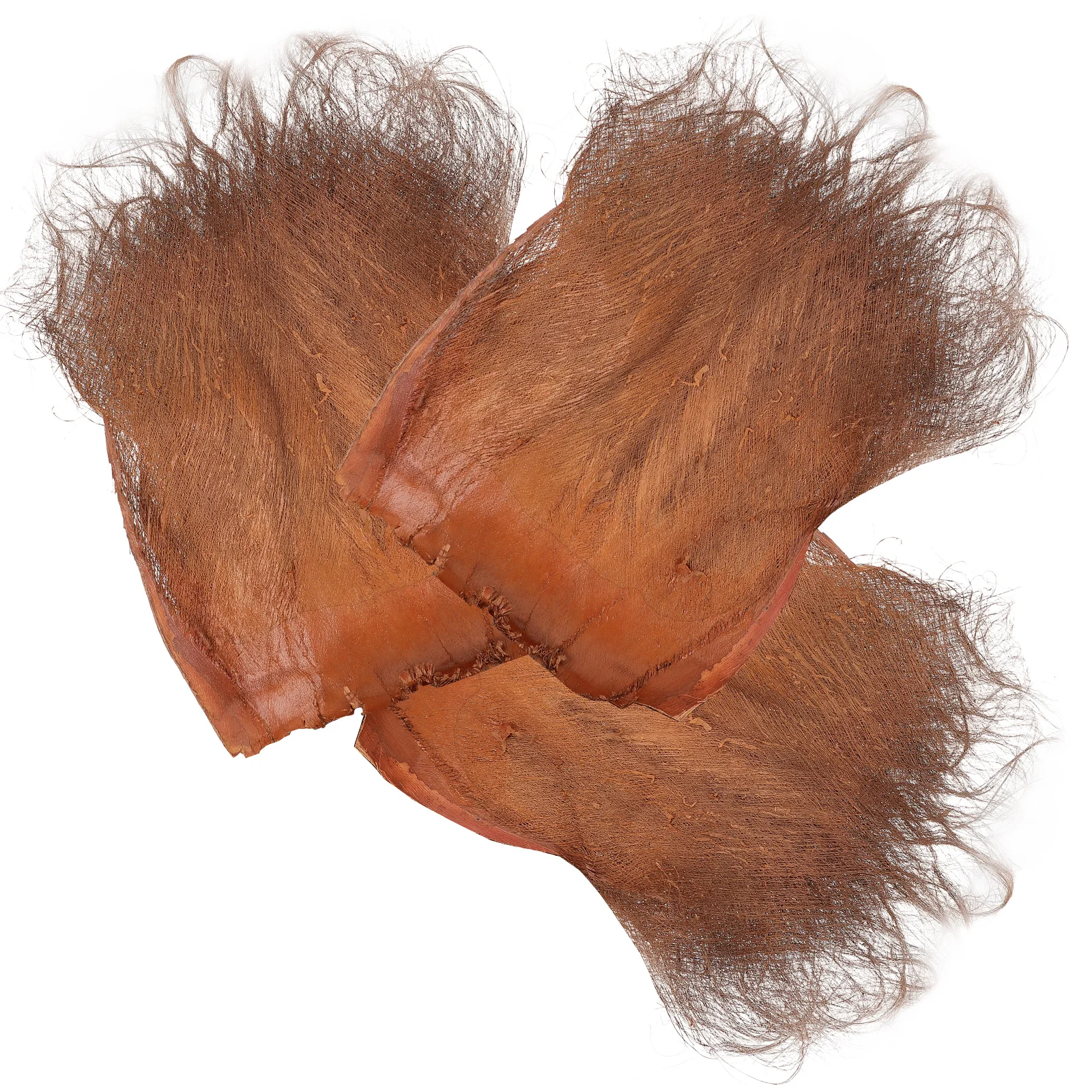 

3Pcs Natural Tree Bark Decoration Coconut Bark Pipeline Cover Water Decor Home Landscape Water Decor Supplies