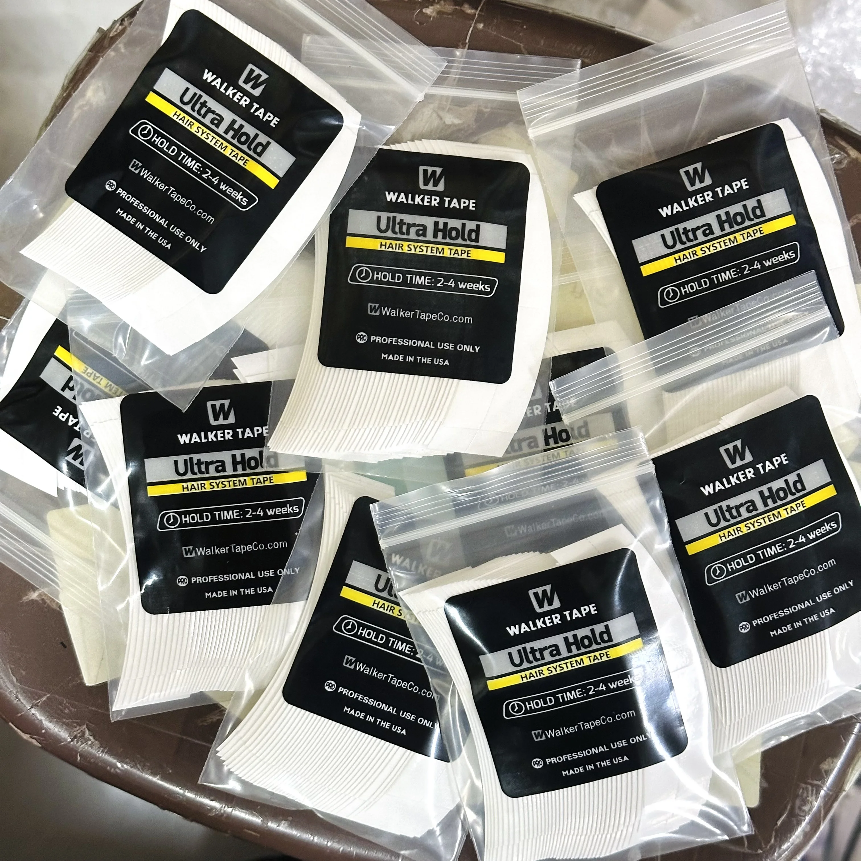 

1/3/5 PACKS Walker Tape Ultra Hold Hair Tape Strong Hold Super Tape Double Sided Lace Wig/Toupee/Hair Pieces Wig Tape