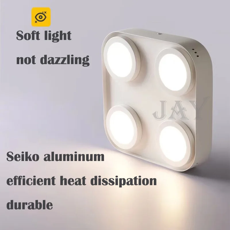 جودة عالية LED رقيقة جدا سطح شنت النازل الإبداعية 2 رئيس 3 رئيس 4 رئيس لا فتح الاستجماتيزم لا الضوء الرئيسي AC85-265V
