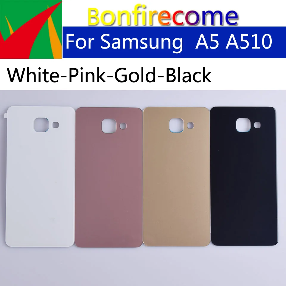 A510 For Samsung Galaxy A5 2016 A510 A510F A510F/DS Housing Back Battery Cover Case 3D Glass Rear Case