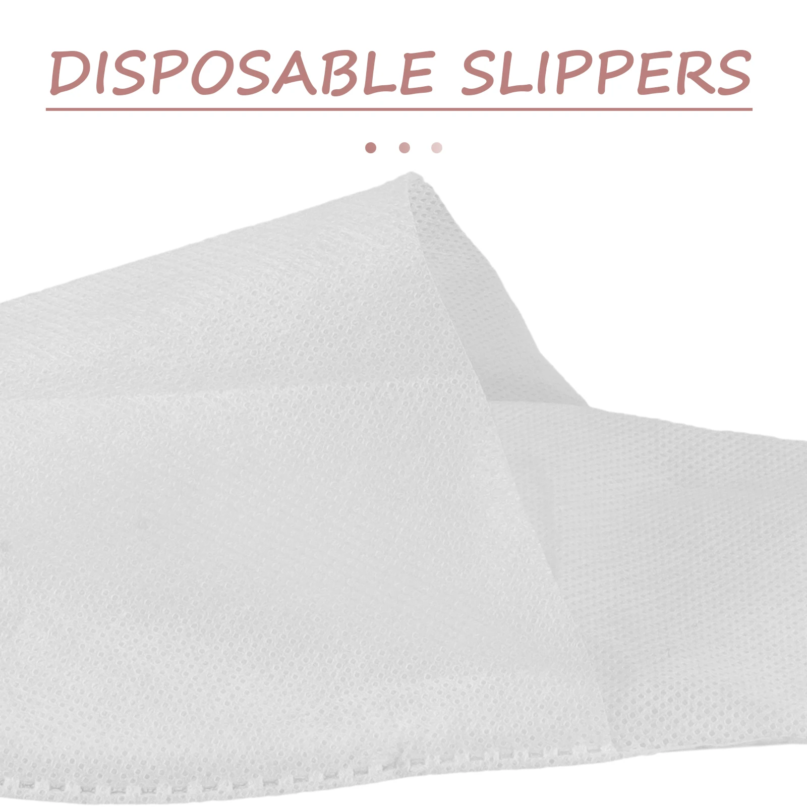 

Disposable Slippers for Women Ripple Fabric Non-woven Guest Linen Hotel