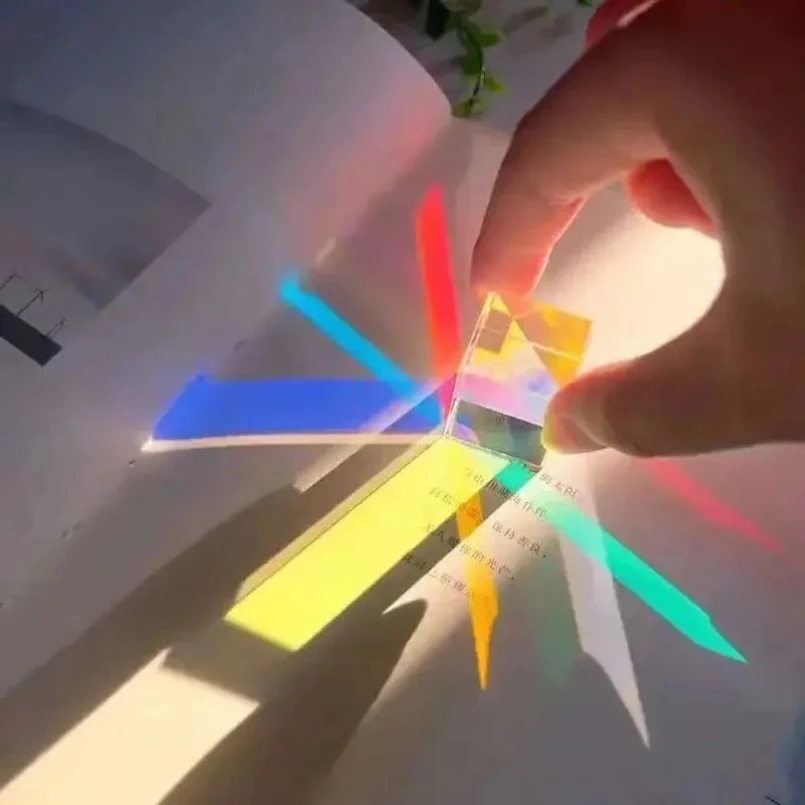Glass Cube Dichroic Prism X-Cube Prisms for Photographic Beam Splitting Photography Accessories Micro