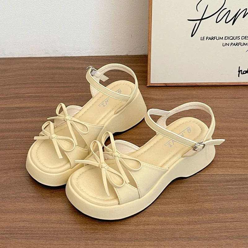 

Print Women's Sandals Flats Platform Shoes Beach Woman Slippers 2026 Summer Trend Dress Casual Shoes Walking Slides Sandalias