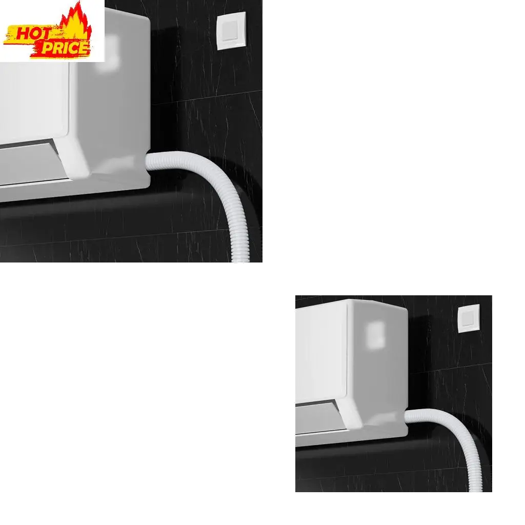 Extensión manguera Ajuste desagüe manguera Aire acondicionado portátiles Conjunto drenaje PVC Textura