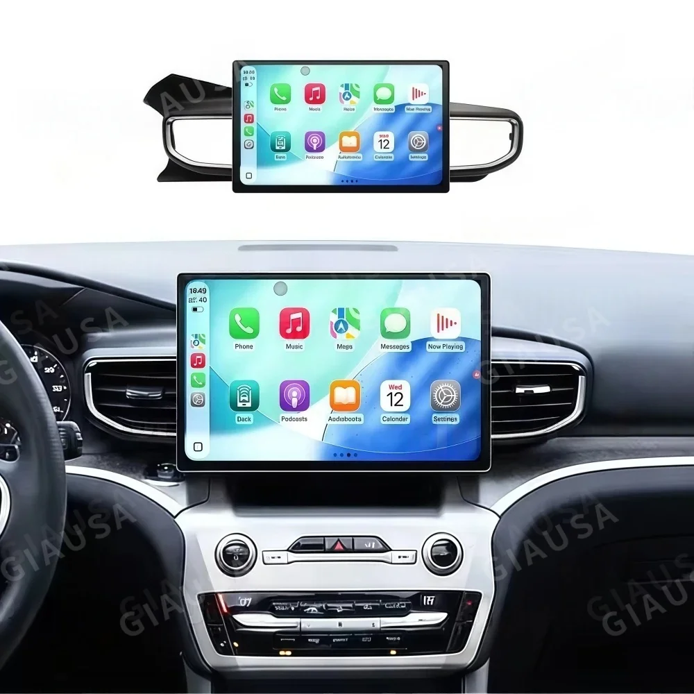 

13.1 inch Android 14.0 2K vertical Screen Stereo GPS For Ford Explorer 2021 - 2025 Car Radio Navigation Multimedia Carplay Unit